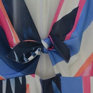 Anthropologie Hutch April Multicolor Keyhole Dress